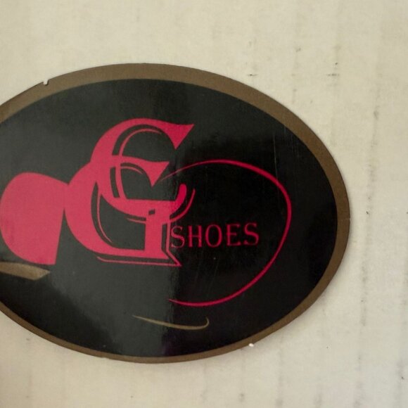 GC NWOB White Wedge Indira Sandal With Rhinestone Embellishments 10W Party Boho - Picture 9 of 9